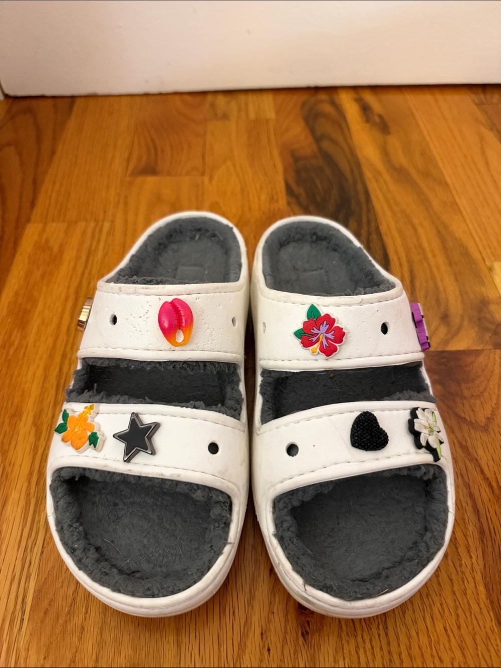Croc White Sandal with Jibbitz Included